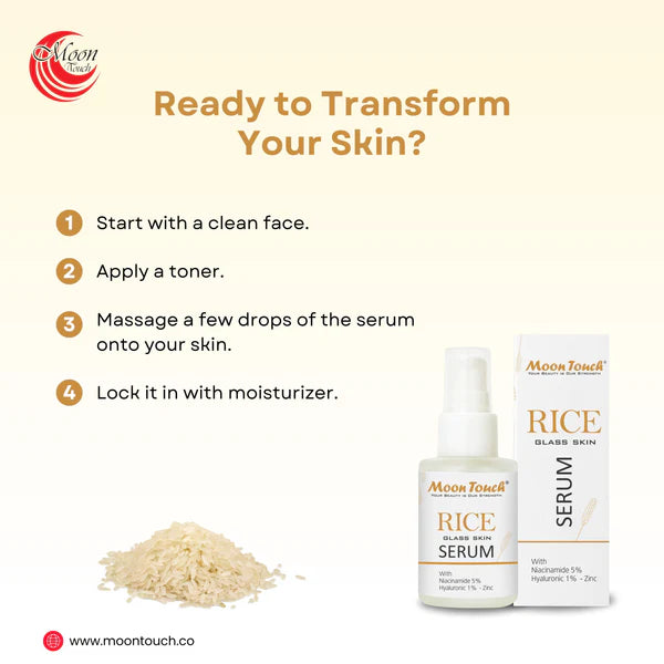 Rice Glass Skin Serum 30ml (Buy1 Get1 Free)