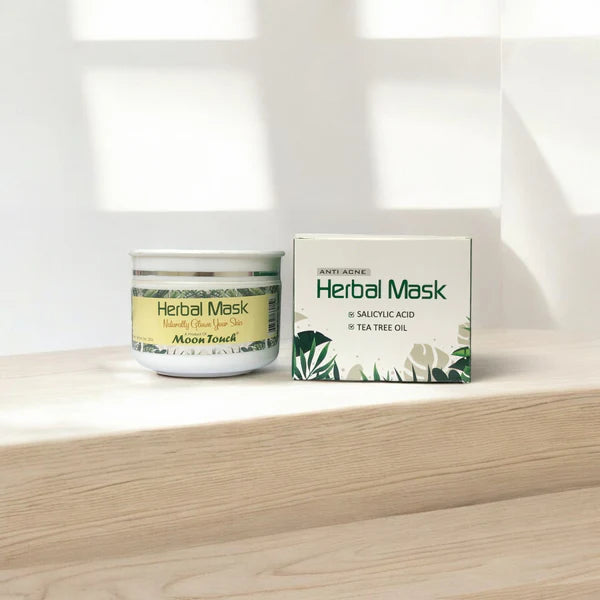 Anti Acne Herbal Mask Powder (Buy1 Get1 Free) moon