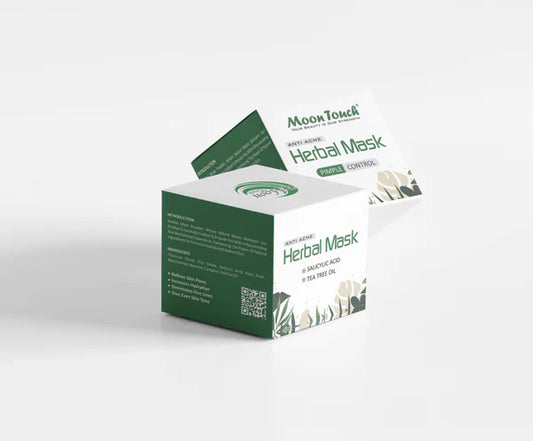 Anti Acne Herbal Mask Powder (Buy1 Get1 Free) moon